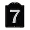 Signmission Sign with Number 7 Heavy-Gauge Aluminum Architectural Sign, 24" x 18", BS-1824-22901 A-DES-BS-1824-22901 - alternate 1
